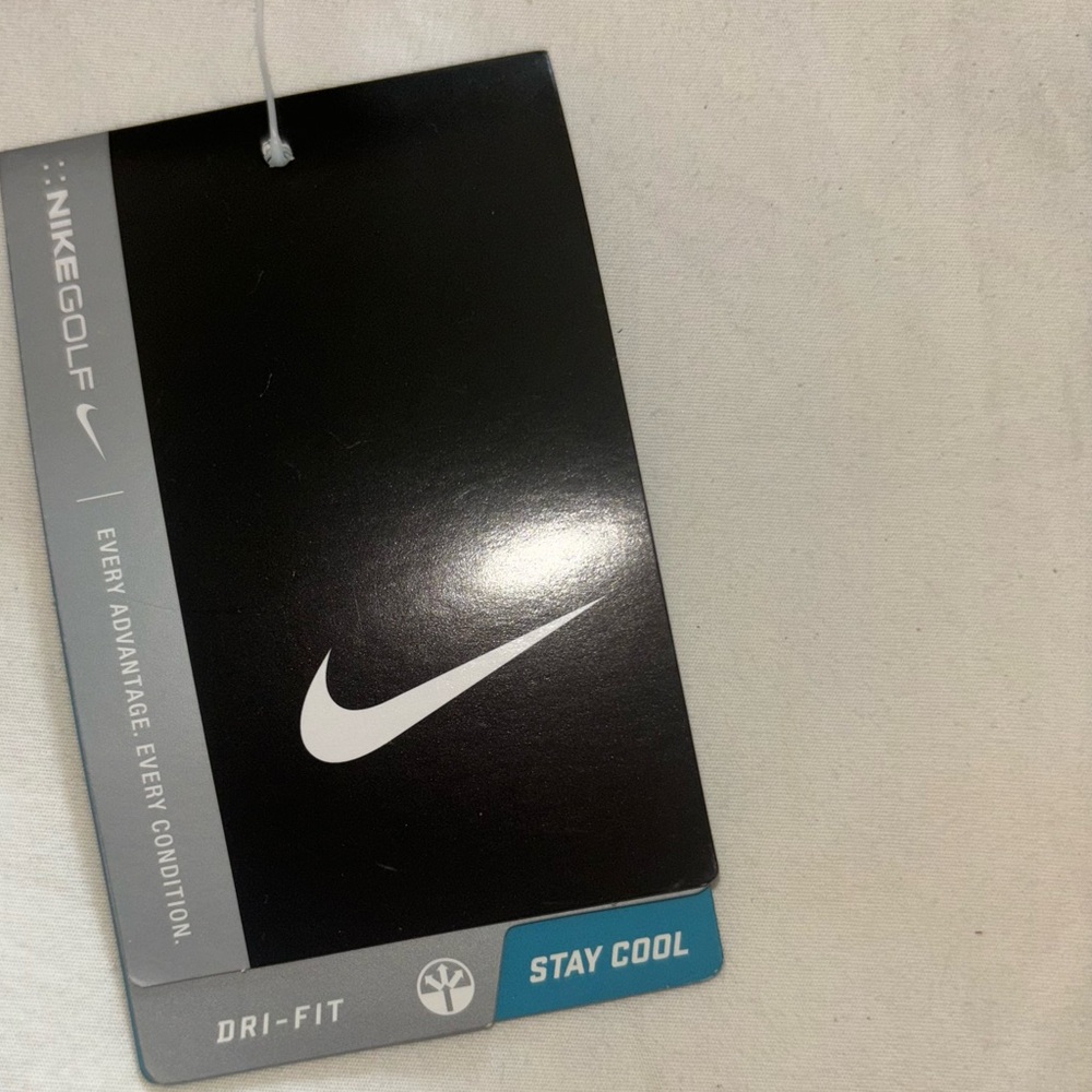 New Nike Golf Collared Fitted Dri-Fit Shirt XL - Picture 8 of 9